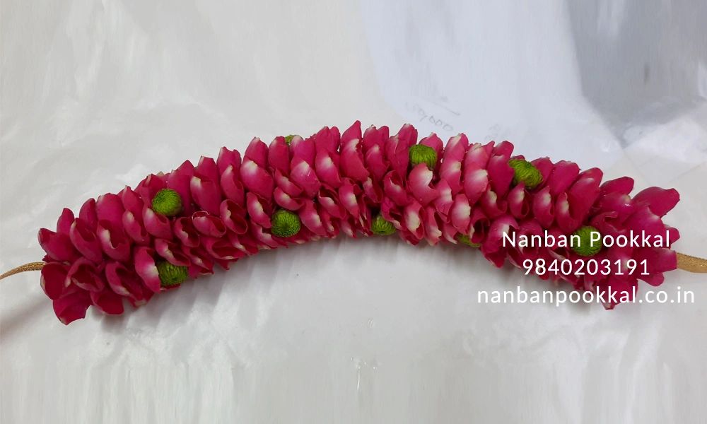 RPV005 - Rose Petals Veni for Hair with Real Flowers RPV005 - Rose Petals Veni for Hair with Real Flowers