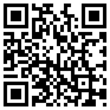 A black and white QR code on a white background.