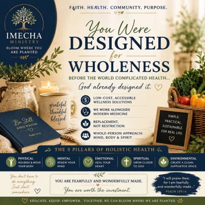 IMECHA Ministry promotes holistic health and wellness solutions.