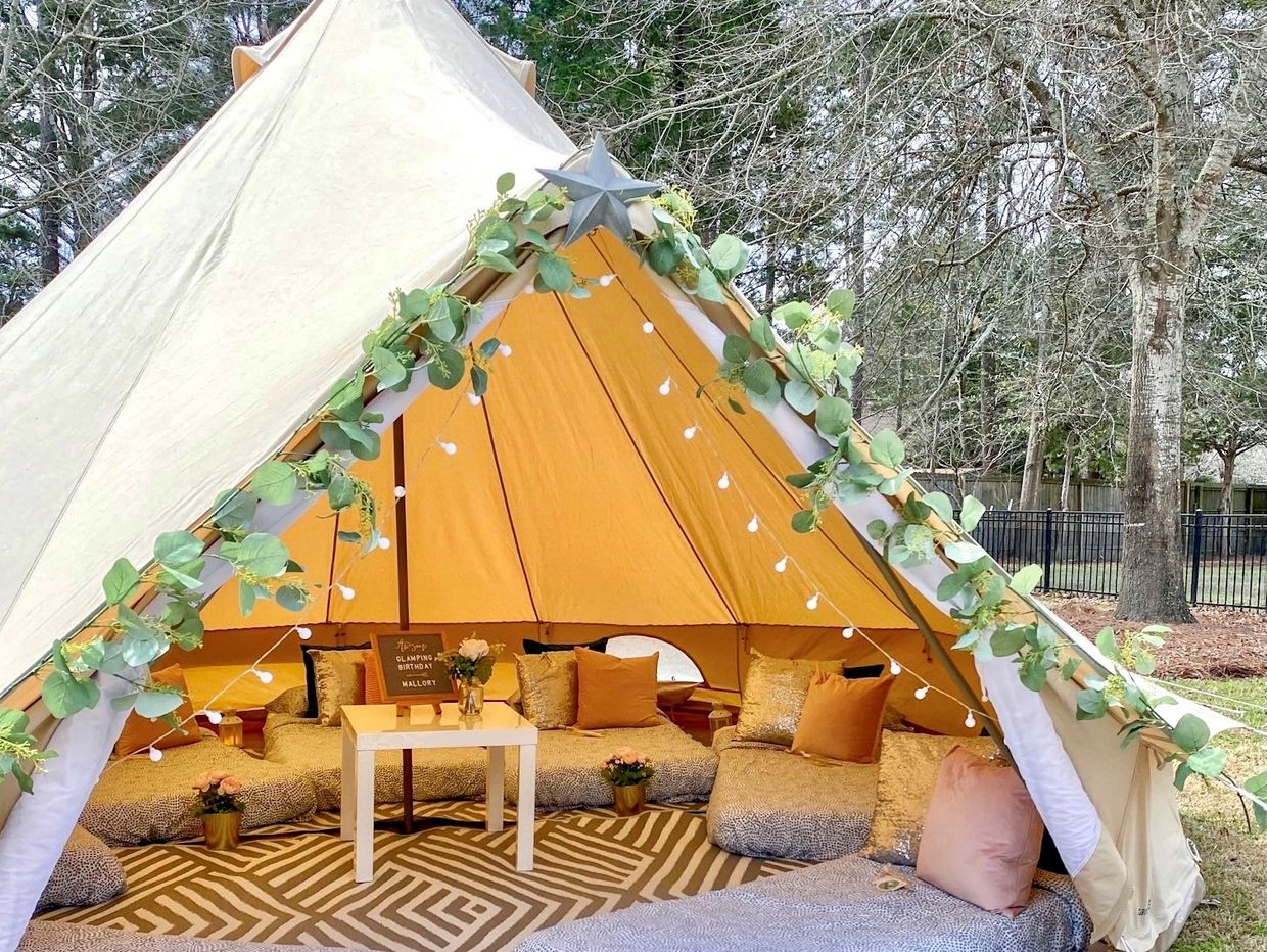 Boho Birthday Sleepover Tents Camping Themed Sleepover Teepee