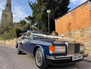 Rolls-Royce wedding car, Gedling church Nottingham