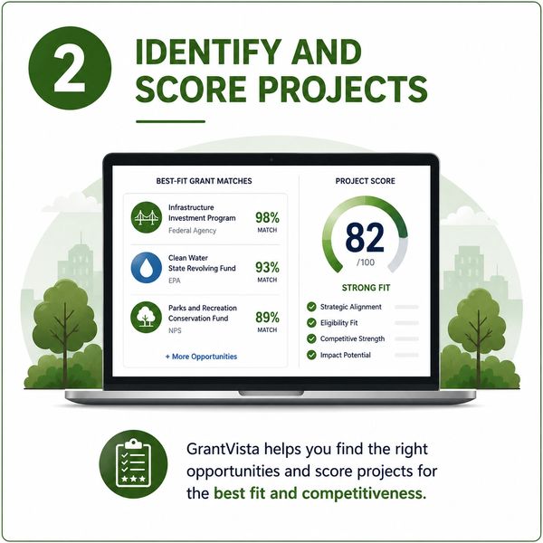 Step 2: Identify and score projects with GrantVista.