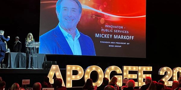 Mickey Markoff founder & president of MDM Group, innovator public service apogee 2024 award photo 