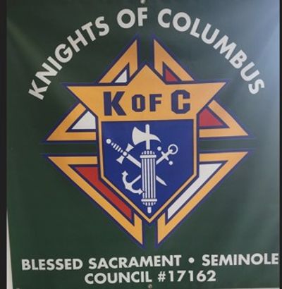 Knights of Columbus emblem with council details.