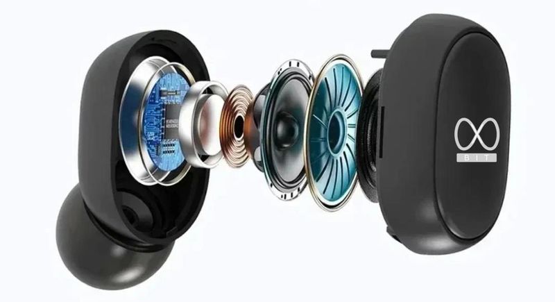 XBIT A6S Hi-Fi 6D surround sound earbuds with intelligent noise reduction technology