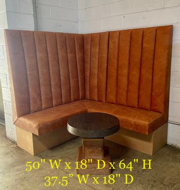 Lucca Leather Banquette