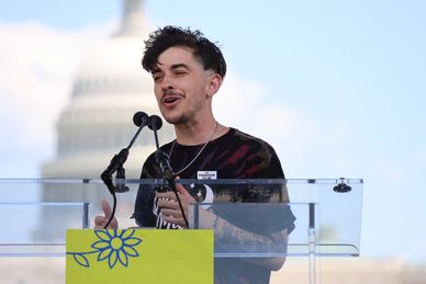 ACLU FREEDOM TO BE MYSELF Trans Pride Rally in Washington DC on Saturday afternoon, 17 May 2025