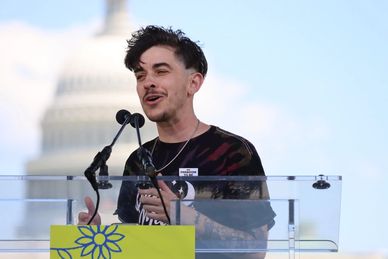 ACLU FREEDOM TO BE MYSELF Trans Pride Rally in Washington DC on Saturday afternoon, 17 May 2025 