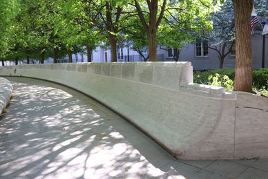 Wall Expansion at National Law Enforcement Officers Memorial, NW, Washington DC on 20 April 2021
