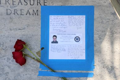 National Law Enforcement Officers Memorial, NW, Washington DC on Sunday afternoon, 14 April 2024 