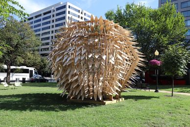 THE LIVING LANTERN by NEON at Farragut Square Park, NW, Washington DC on Friday, 26 September 2025