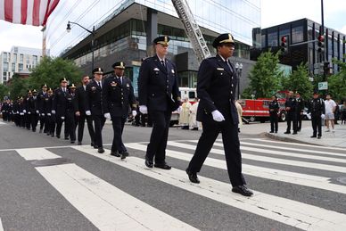 30th BLUE MASS Procession at St. Patrick's Catholic Church in Washington DC on Tuesday, 7 May 2024 