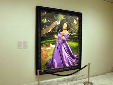 Oprah Winfrey by Shawn Michael Warren at NPG in Washington DC on Friday, 5 January 2024