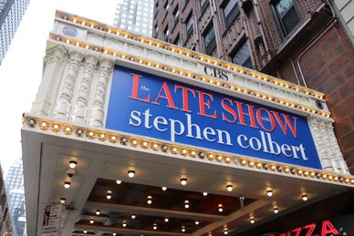 The Late Show with Stephen Colbert at Ed Sullivan Theater at 1697 Broadway, NYC on 5 October 2021