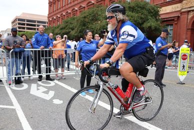  POLICE UNITY TOUR at National Law Enforcement Officers Memorial in Washington DC on 13 October 2021