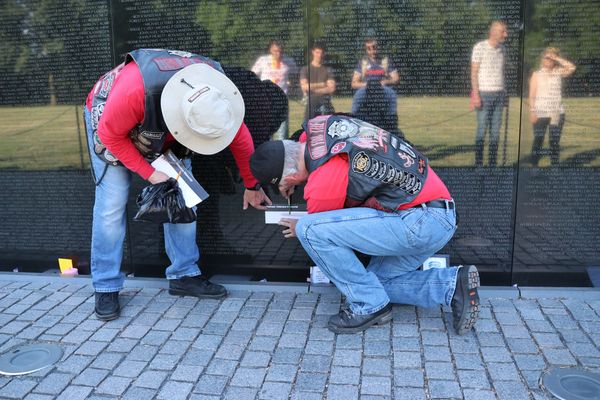 Memorial Day Observance at the Vietnam Veterans Memorial in Washington DC on Friday, 26 May 2023