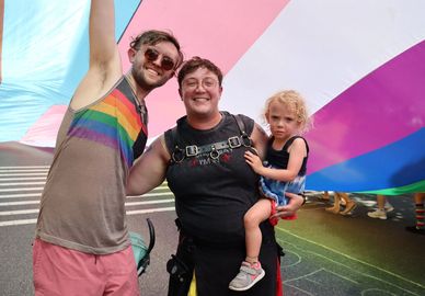 Philly LGBTQ Pride Parade along Benjamin Franklin Parkway in Philadelphia, PA on Sunday, 7 June 2026