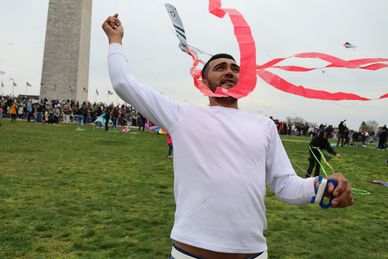 BLOSSOM KITE FESTIVAL at Washington Monument Grounds, NW, Washington DC on Saturday, 30 March 2024