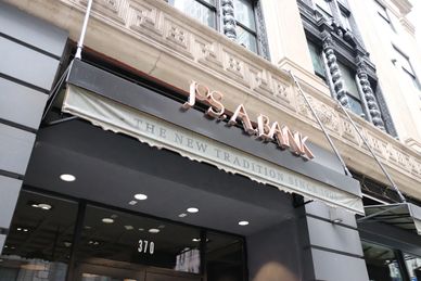 Jos. A. Banks at 370 Madison Avenue in New York City, NY on Tuesday afternoon, 5 October 2021