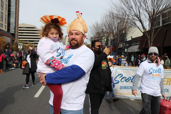 Thanksgiving Parade along Georgia Avenue in Silver Spring MD on Saturday morning, 20 November 2021