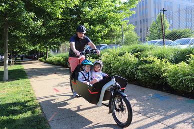 BIKE TO WORK DAY at NoMa along 1st between L and M Street, NE, Washington DC on Friday, 21 May 2021