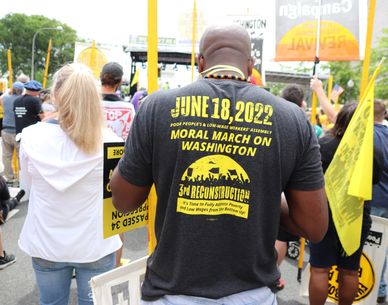 Poor People's Campaign Moral March Rally, NW, Washington DC on Saturday afternoon, 18 June 2022
