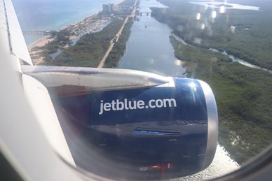 Jet Blue 579 at Fort Lauderdale-Hollywood International Airport on Monday afternoon, 9 January 2023 