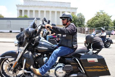 5th Rolling To Remember Ride along Lincoln Memorial Circle in Washington DC on Sunday, 26 May 2024