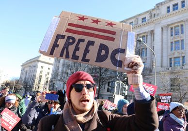 Free DC Project WALKOUT ON FASCISM March in Washington DC on Tuesday afternoon, 20 January 2026 