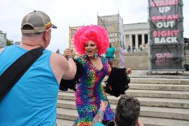 World Pride INTERNATIONAL RALLY for FREEDOM in Washington DC on Sunday morning, 8 June 2025