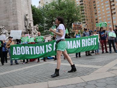 Rise & Resist Abortion Rights Protest at Central Park in NYC on Saturday afternoon, 24 June 2023