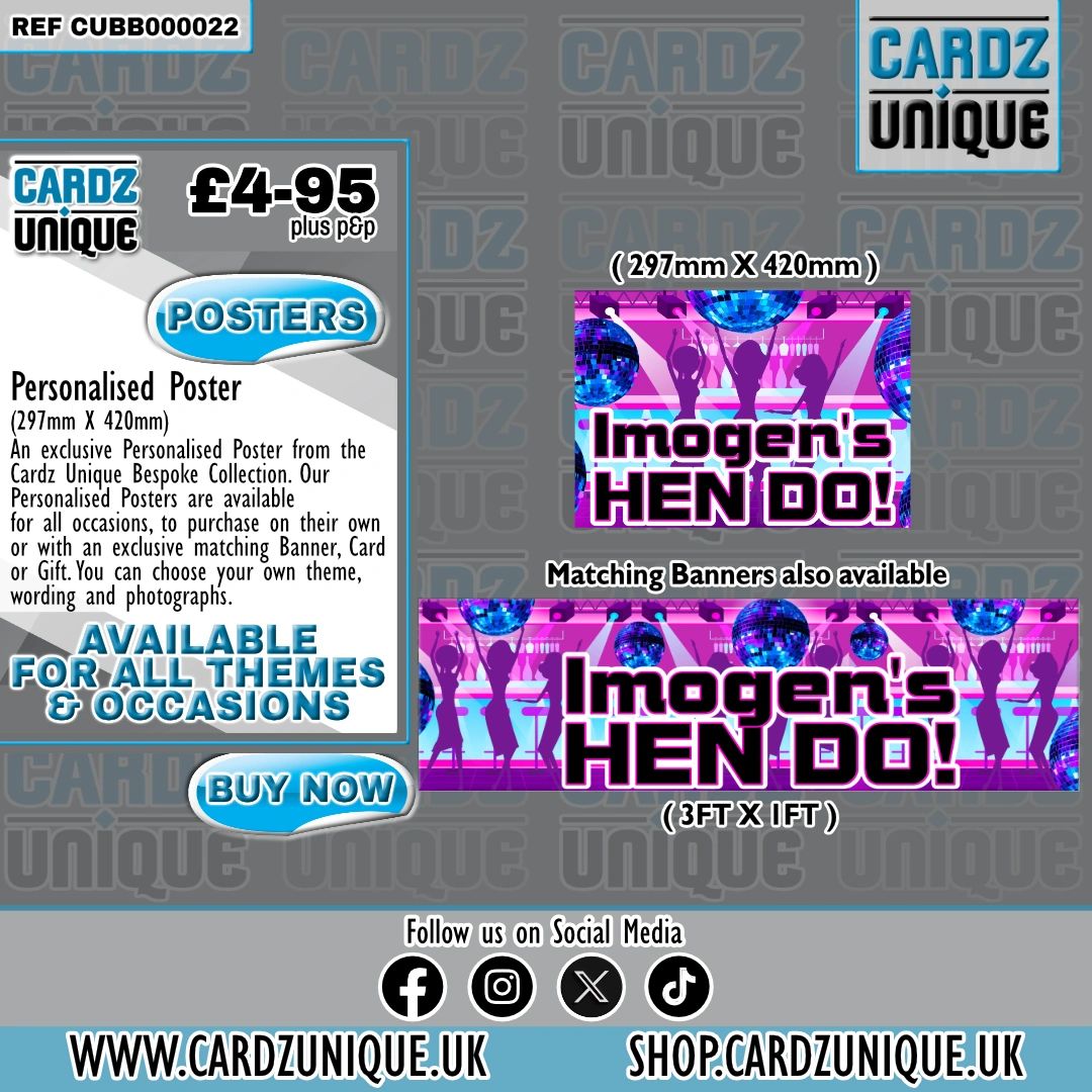 Personalised Poster
