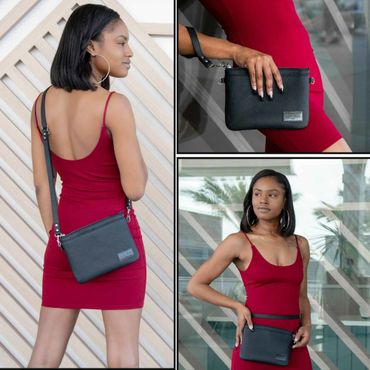 Vertical purse ,Convertible Purse, 3 in One Purse, Crossbody Bag, Bag Belt, Fanny Pack, Wristlet, Cl