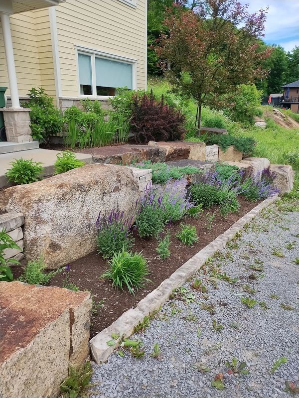 Plate-bande sur étage