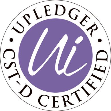 Logotipo de certificación Upledger CST-D.