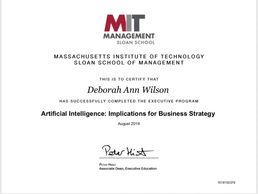 Artificial Intelligence MIT Sloan School of Management 