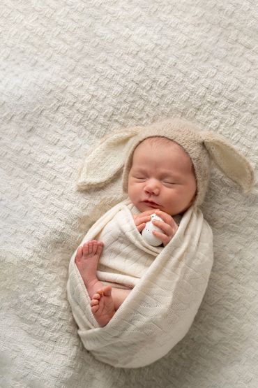 Newborn photography, Easter bunny theme, LeGalley Photography, Manistee 