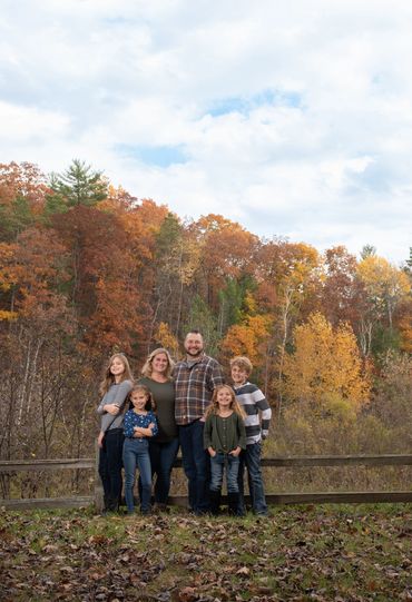 Fall Family Photography, Wellston Michigan, Low bridge, LeGalley Photography 