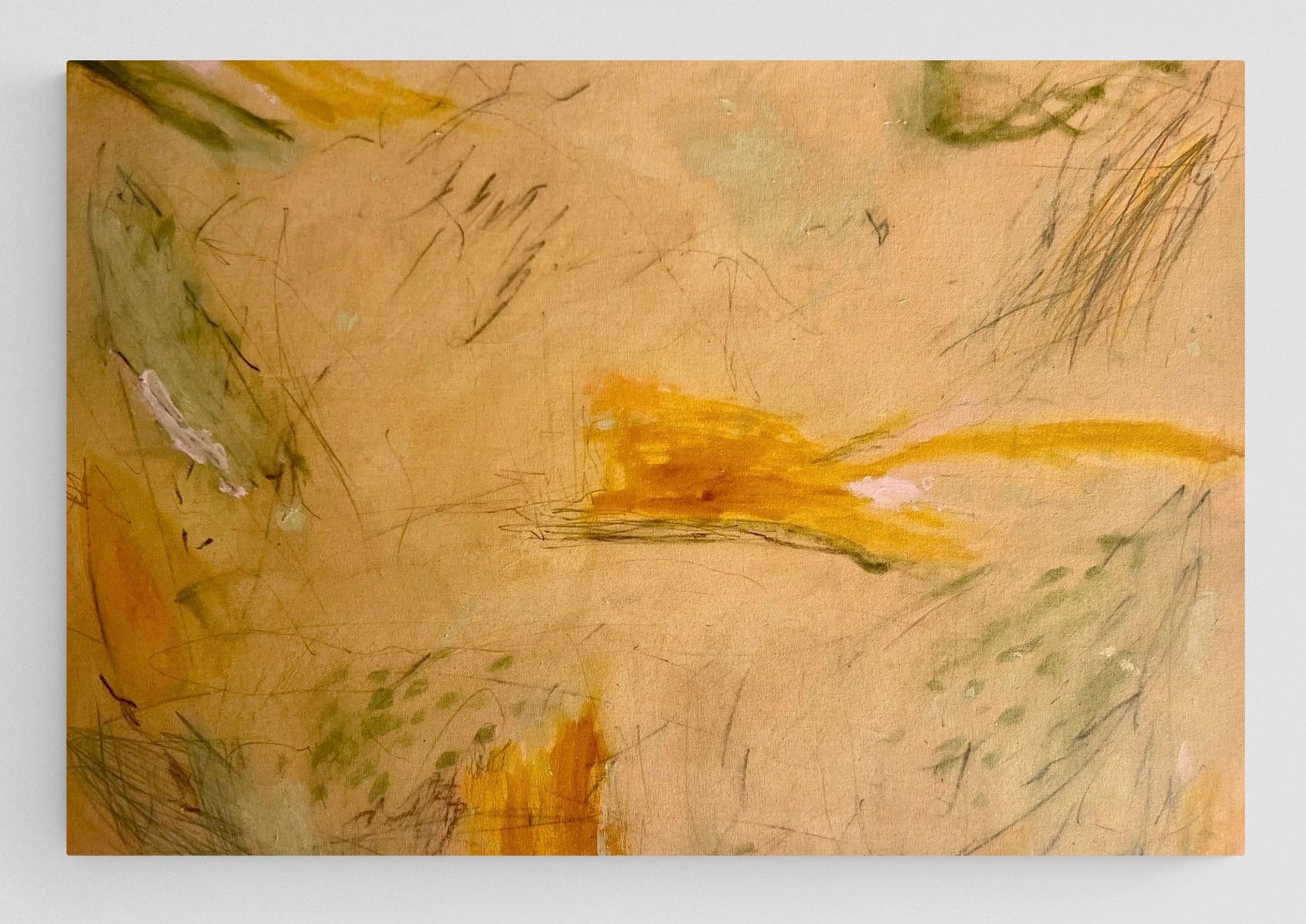 “Here For A Good Fight”
40x27 in. Acrylic + Charcoal + Graphite on Canvas
2025
