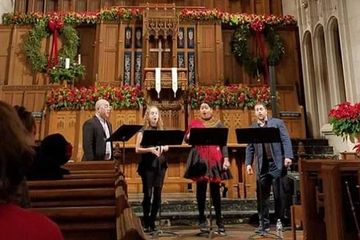 Fourth Presbyterian Chicago Noon Concert Series Holiday Singing Quartet