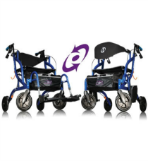 Airgo� Fusion™ Side-Folding Rollator &amp; Transport Chair