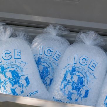Extra ice provided to chill beverages, we handle the pick up and delivery