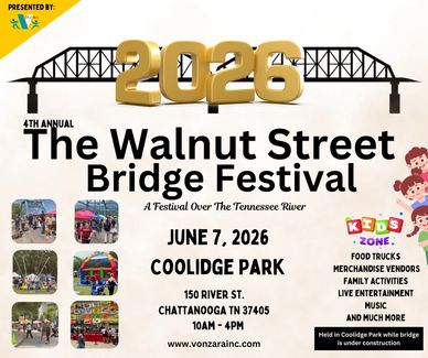 Join us at the Walnut Street Bridge Festival. 
Continuing to spread Autism Awareness. 