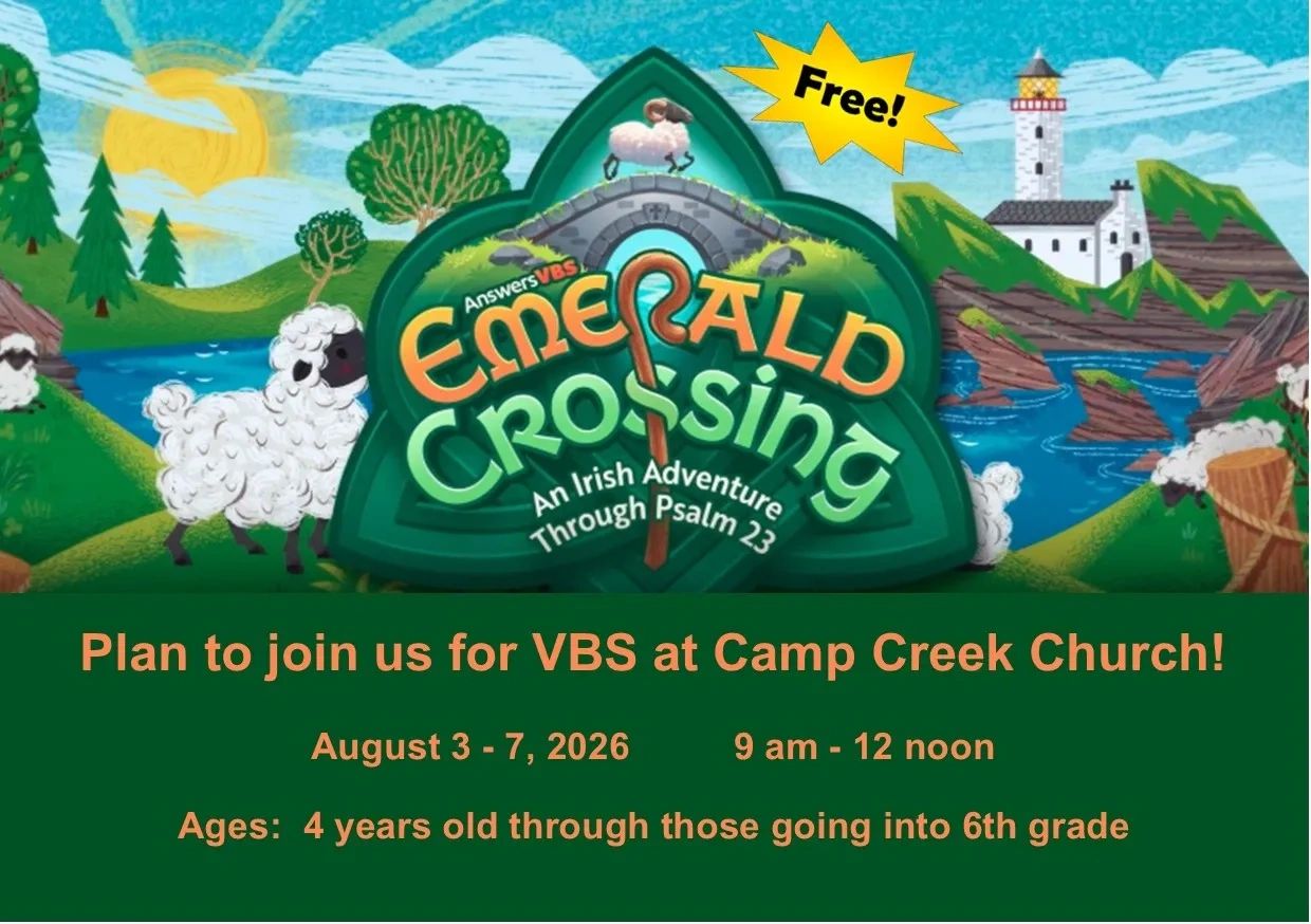 VBS graphic August 3-7, 2026