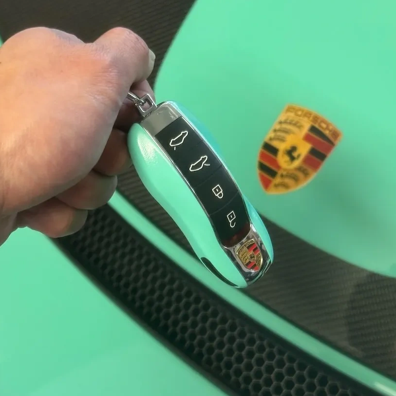 Example of a Paint matched PTS Mint Green Key Trim