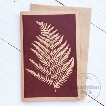 Fern greeting card