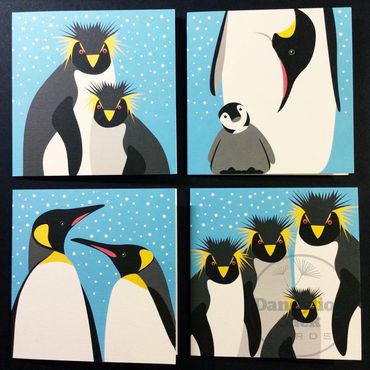 Penguins Christmas cards