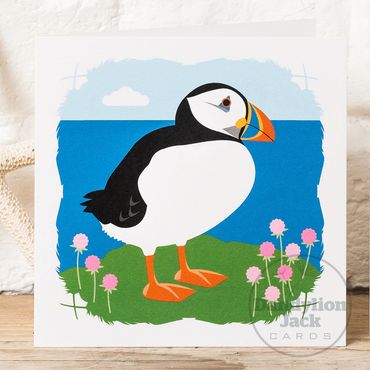 Puffin greeting card