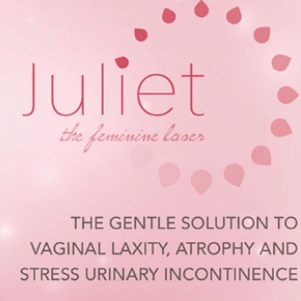Promoting Juliet laser for vaginal health and incontinence.