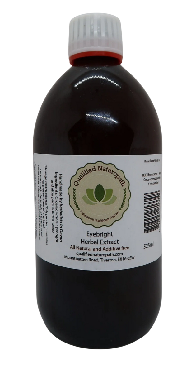 Eyebright Herbal Extract - 525ml - In Glass UV Resistant Bottle